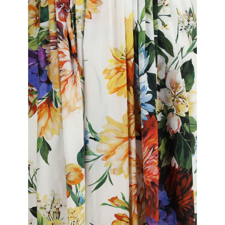 Flower bouquet print chemisier Dress