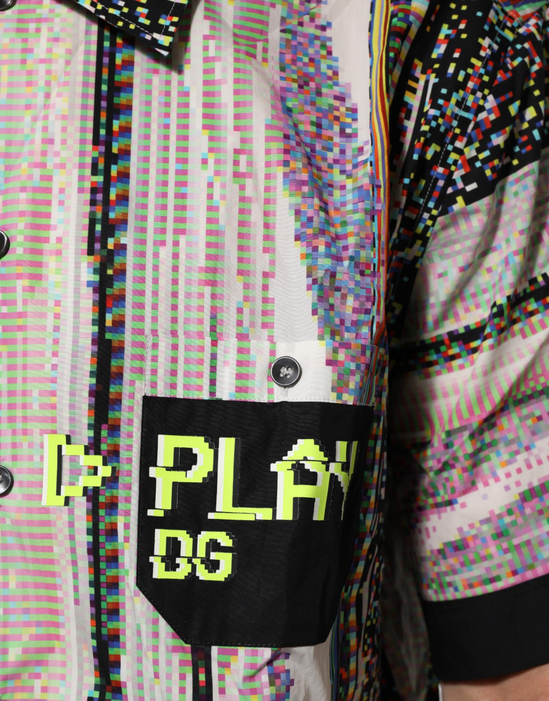 Multicolor Graphic Collared Casual Shirt