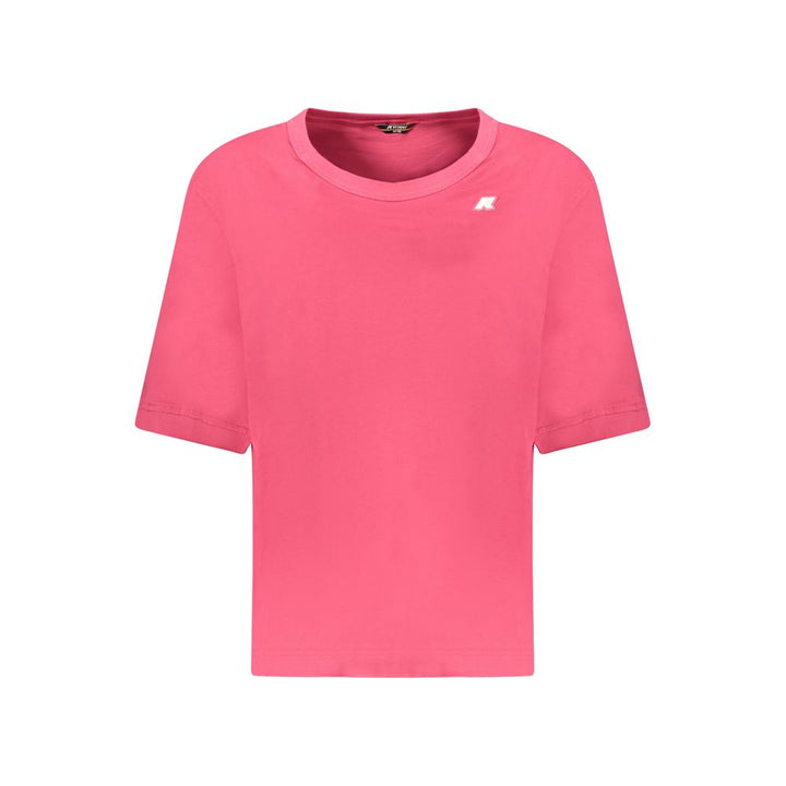 Pink Cotton Tops & T-Shirt