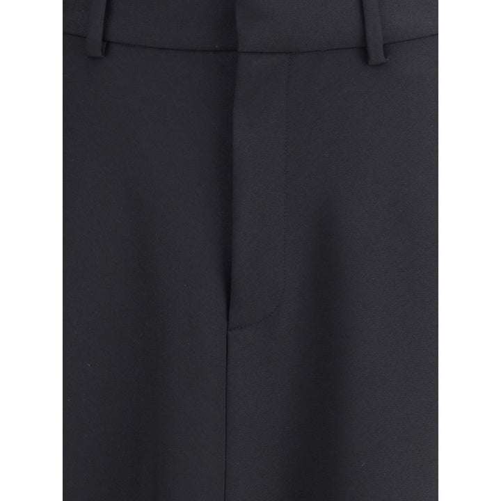 Godet Maxi Skirt in virgin wool