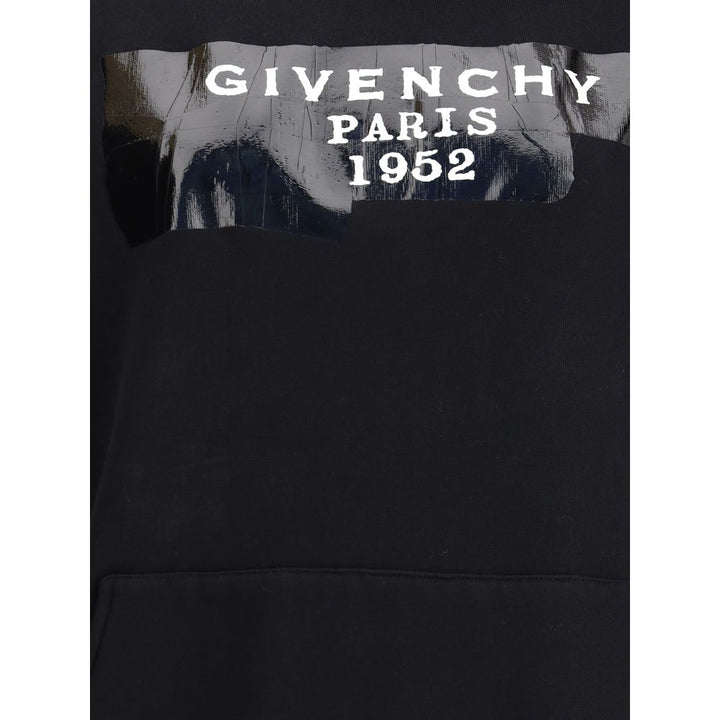 Gauzy fabric Hoodie with givenchy tape