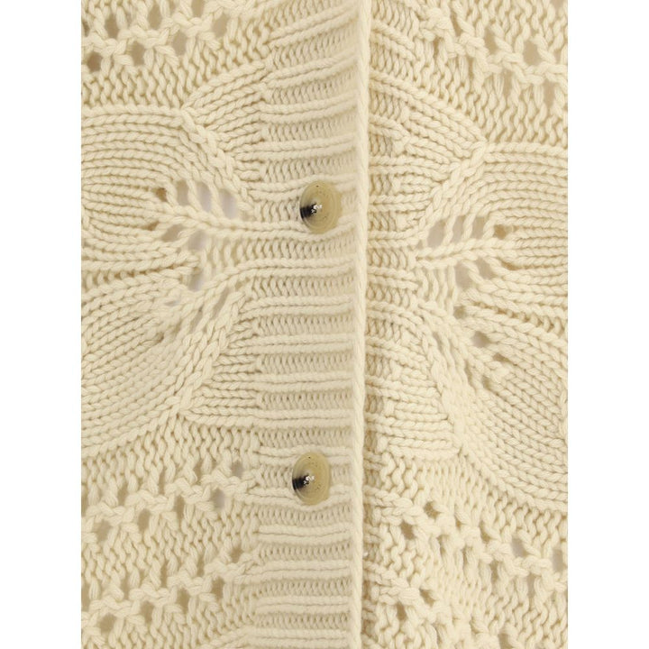 Perforated cashmere Cardigan