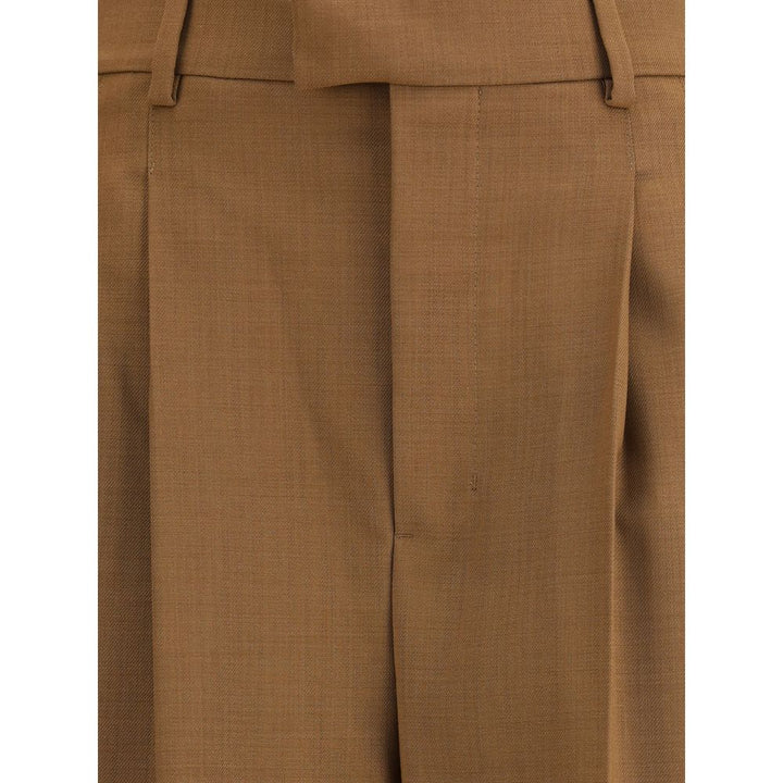 High-waist trousers