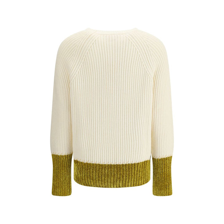 Color block wool Sweater
