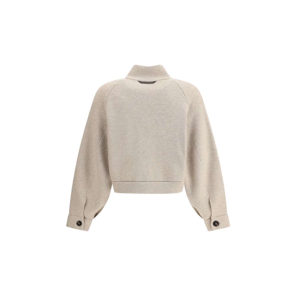 Cashmere monile cardigan