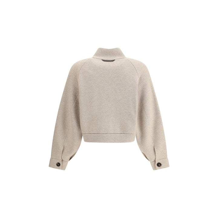 Cashmere monile cardigan