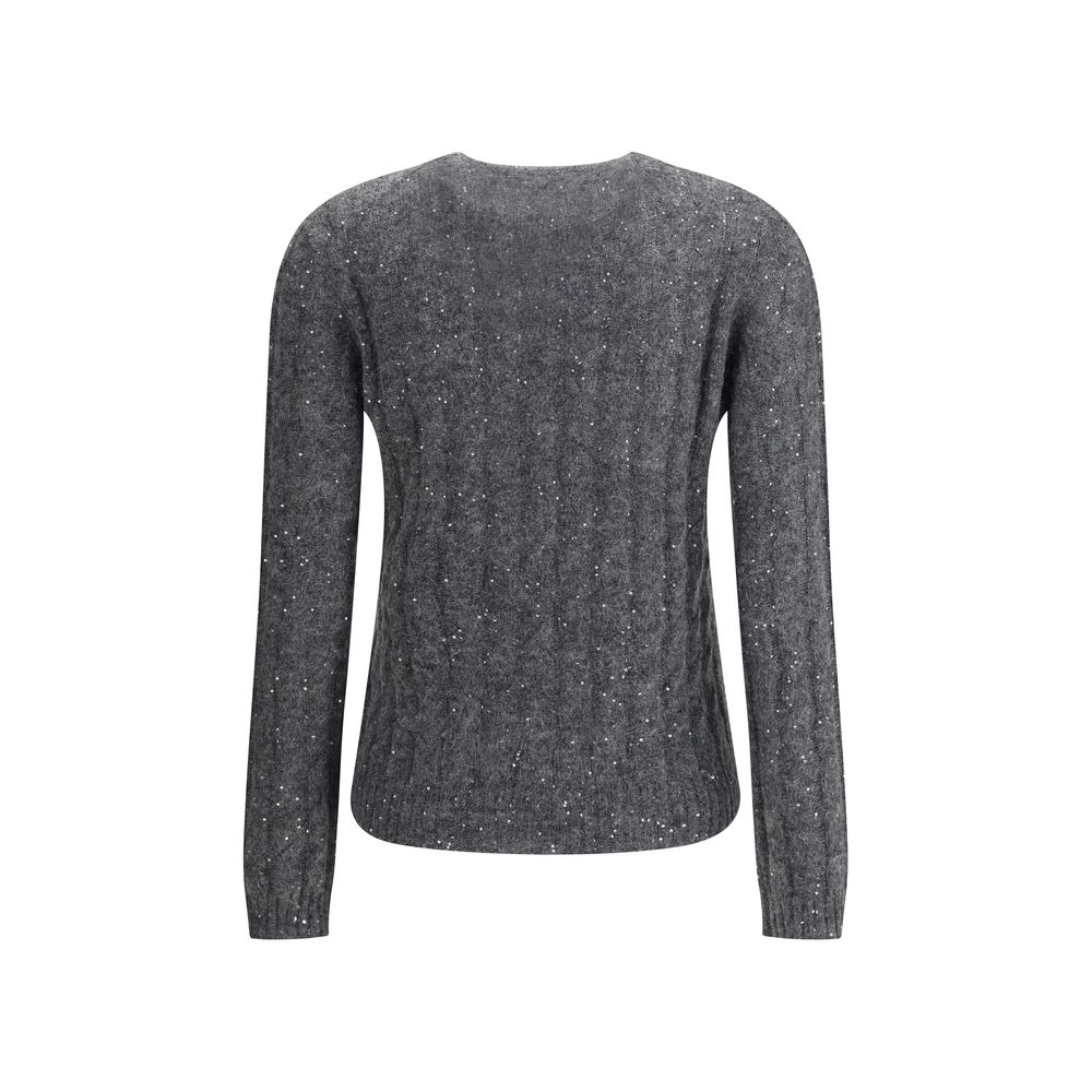 Dazzling Cable's Sweater in Mohair, cotton and wool