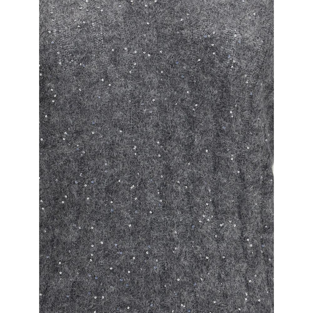 Dazzling Cable's Sweater in Mohair, cotton and wool