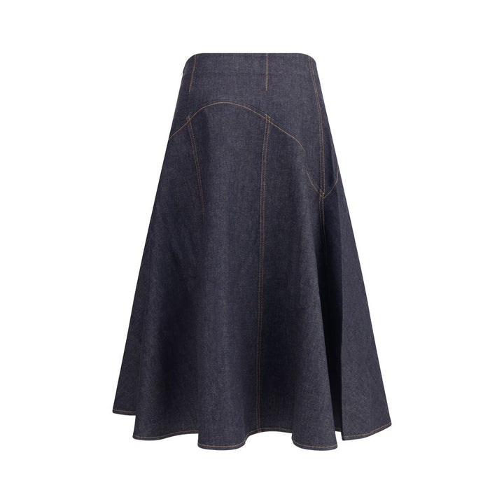 Denim midi Skirt