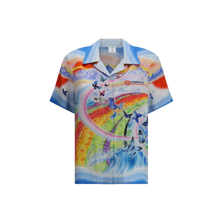 Teacher Butterfly Landscape short sleeves Shirt