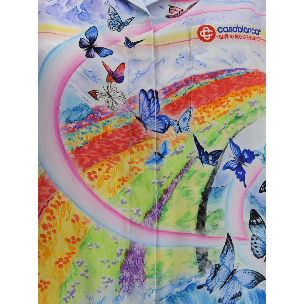 Teacher Butterfly Landscape short sleeves Shirt