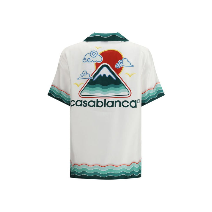 Silk Cuban Collar short sleeve Shirt