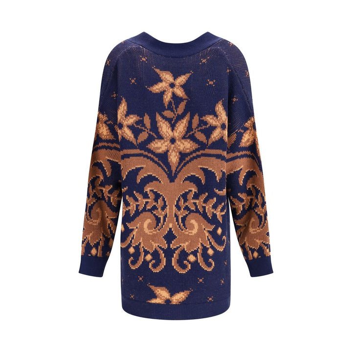 Wool jacquard Cardigan