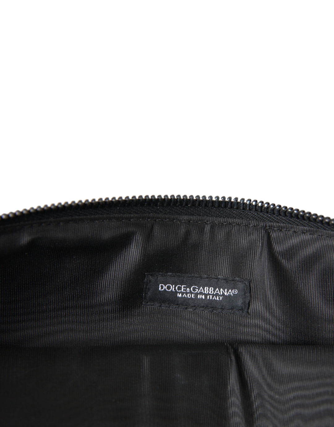 Dolce & Gabbana Multicolor Leopard Jacquard Logo Plaque Document Briefcase Bag