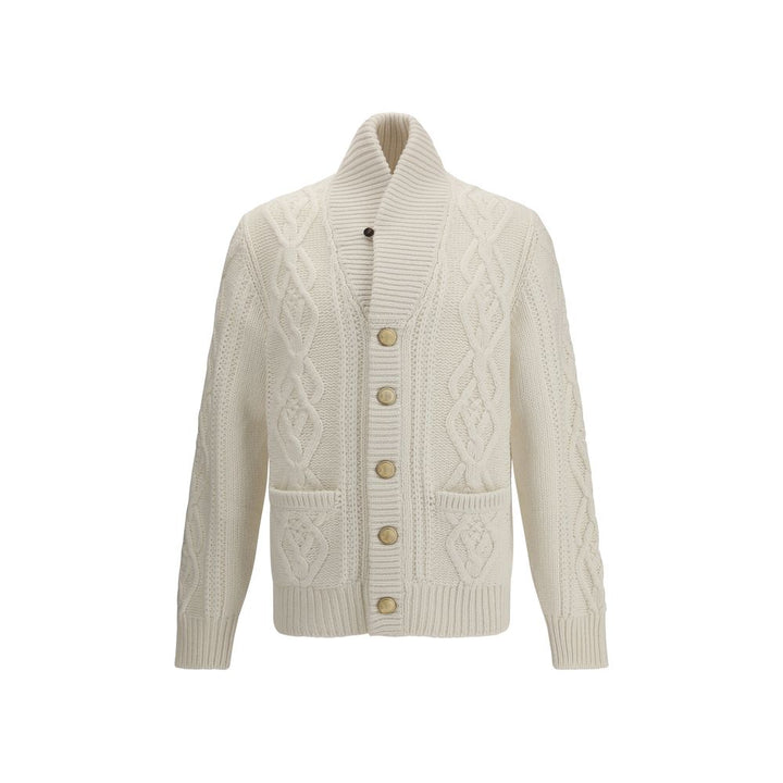 Cable-Knit Cashmere Cardigan