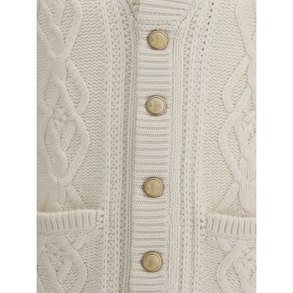 Cable-Knit Cashmere Cardigan