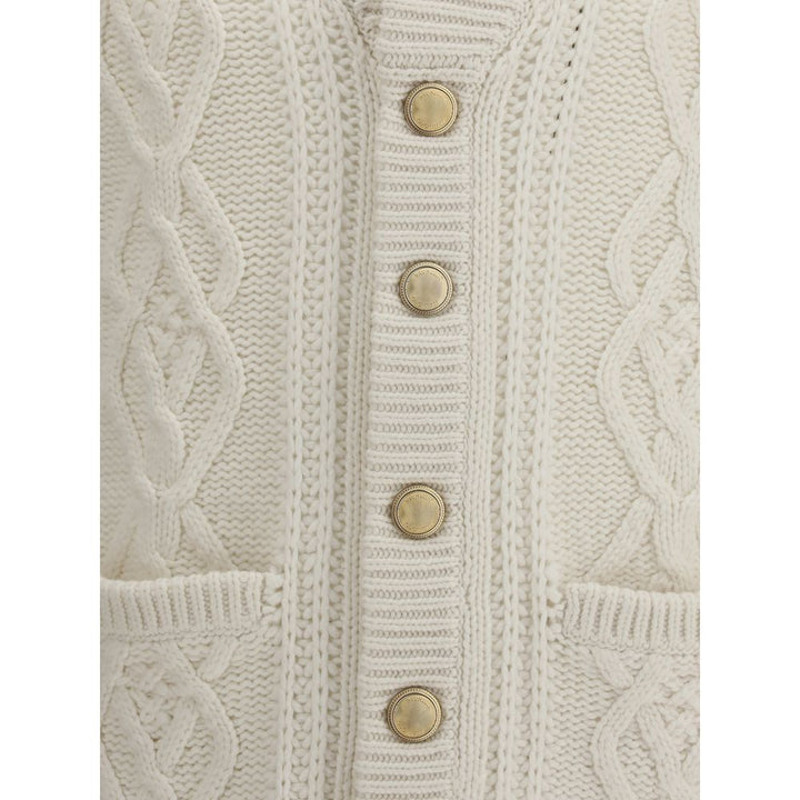 Cable-Knit Cashmere Cardigan
