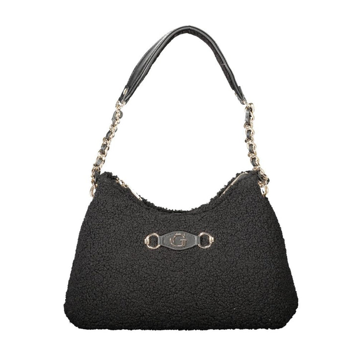 Black Polyester Handbag