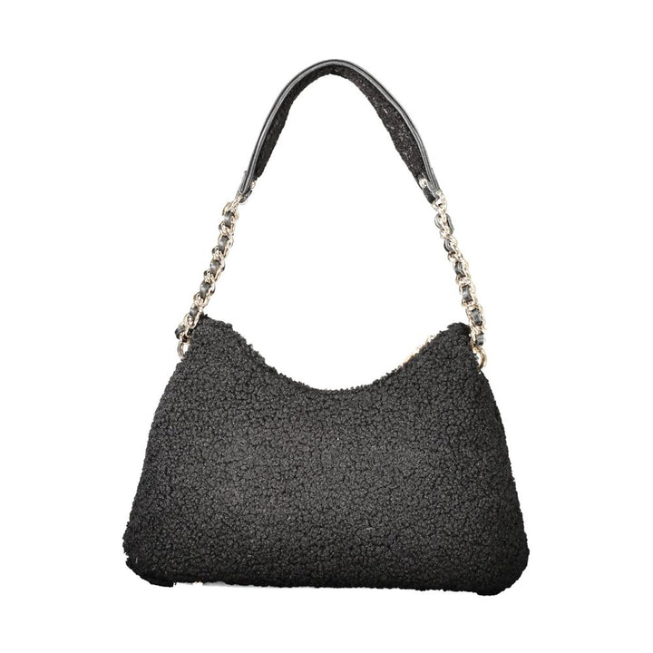 Black Polyester Handbag