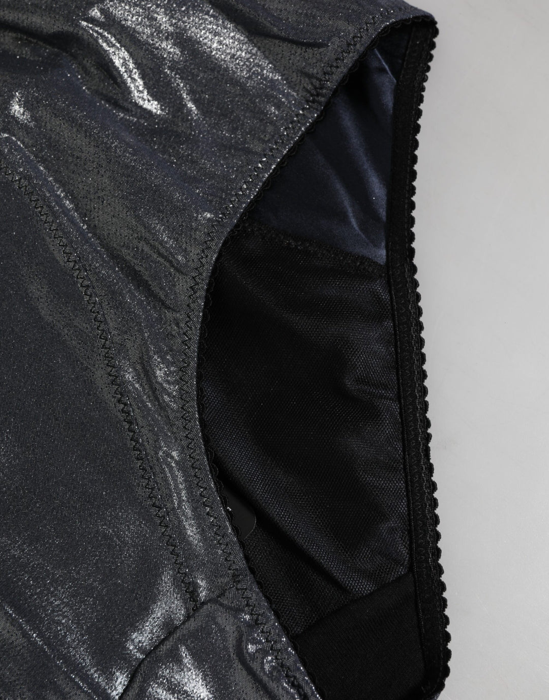 Dolce & Gabbana Gray Silk Stretch Slip Girdle Panty Underwear