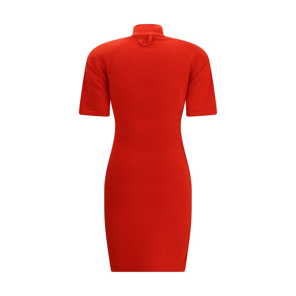 Jacquemus Red Knitted Dress