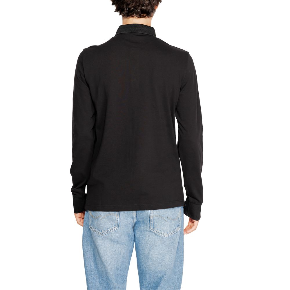 Armani Exchange Black Cotton Long Sleeve