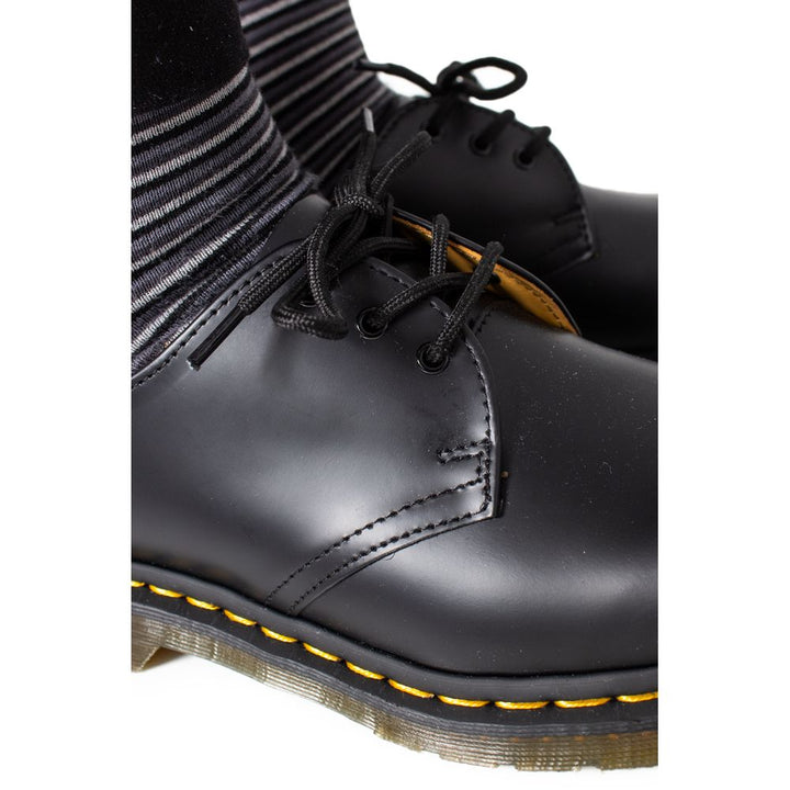 Dr. Martens Black Leather Oxfords And Derby