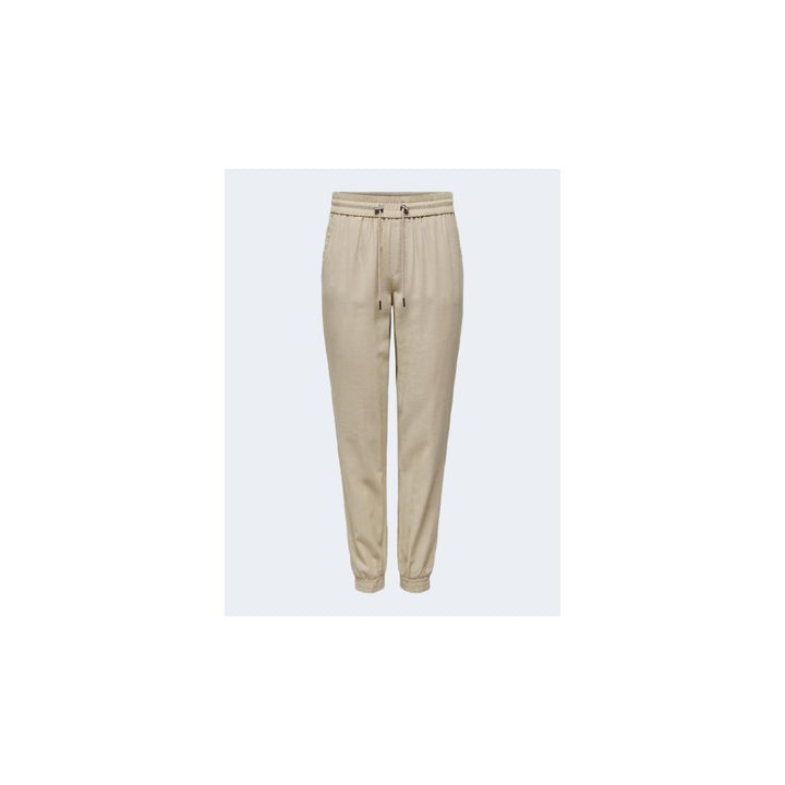 Only Beige Viscose Pant