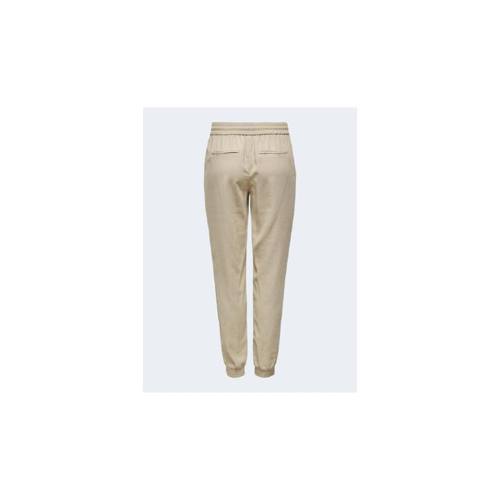 Only Beige Viscose Pant