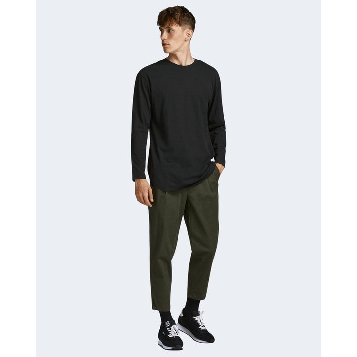Jack Jones Black Cotton Long Sleeve