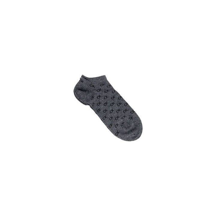 Calvin Klein Gray Elastane Sock