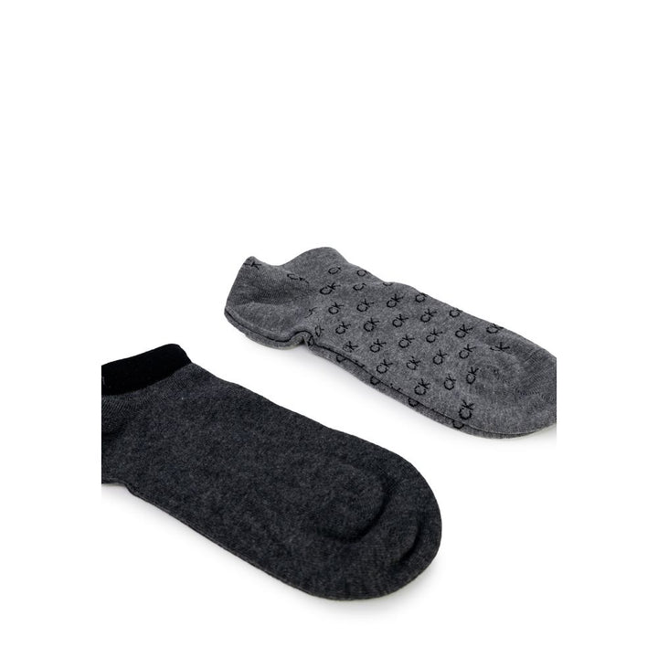 Calvin Klein Gray Elastane Sock