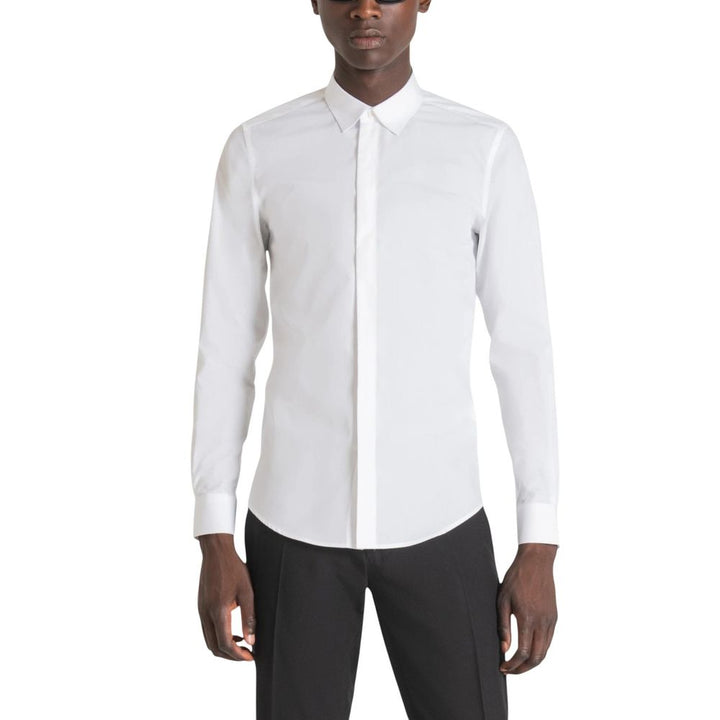Antony Morato White Cotton Shirt