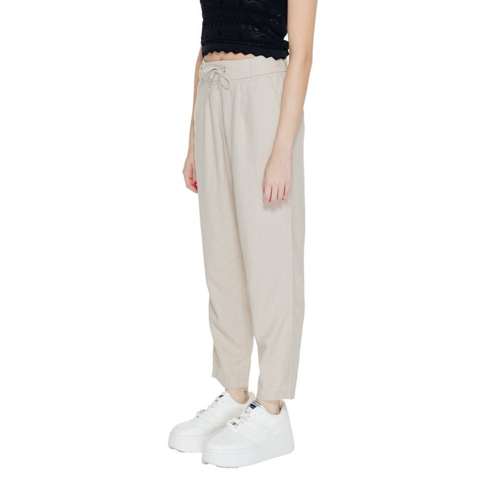 Only Beige Linen Pant