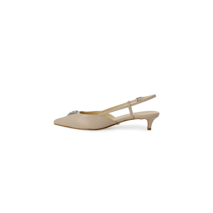 Guess Beige Polyester High Heel