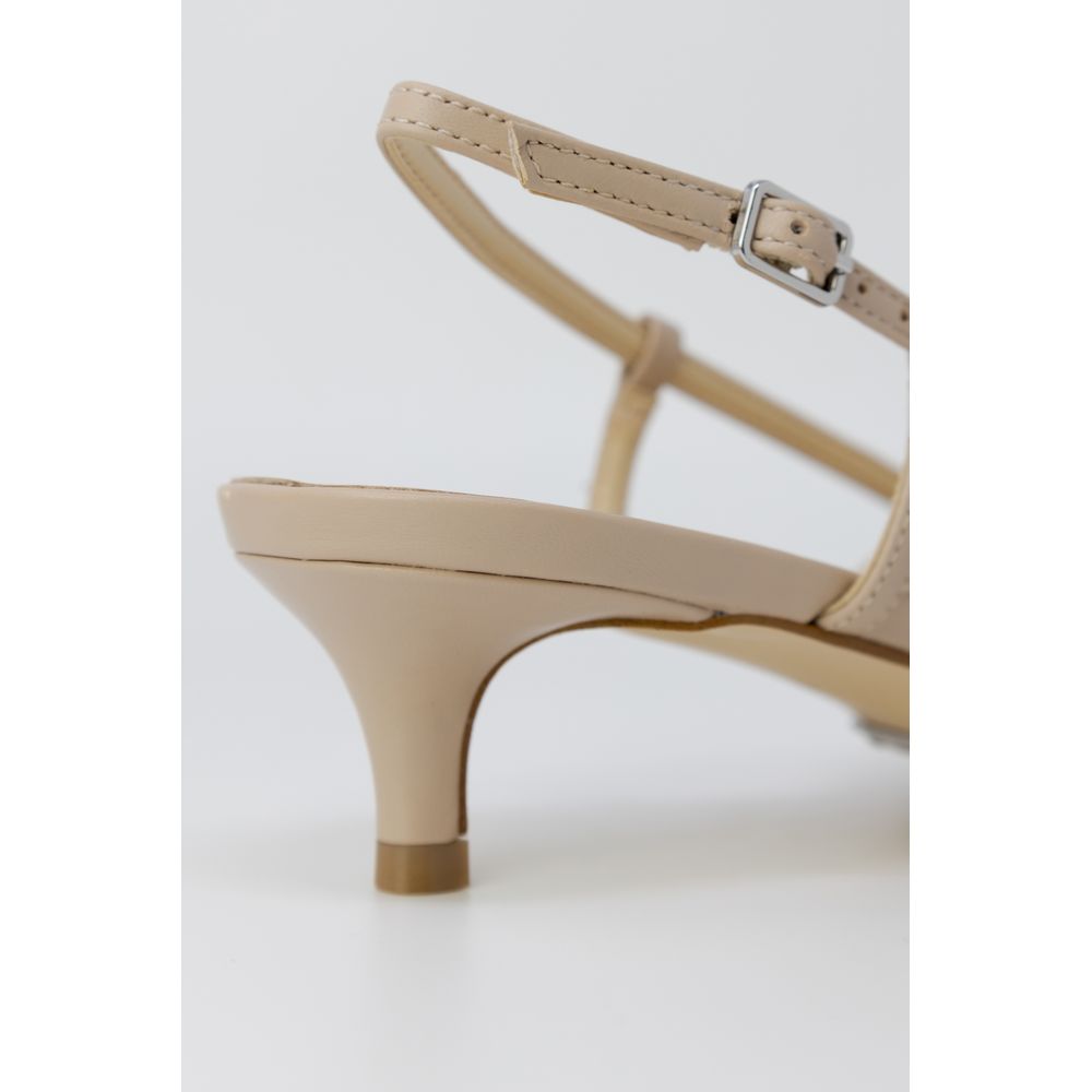 Guess Beige Polyester High Heel
