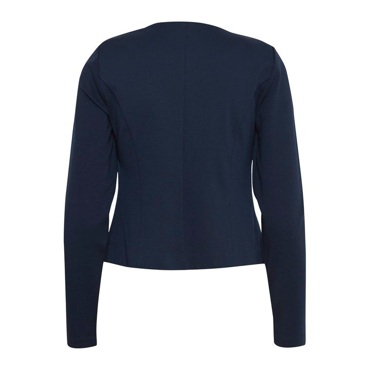 ICHI Blue Polyester Blazer