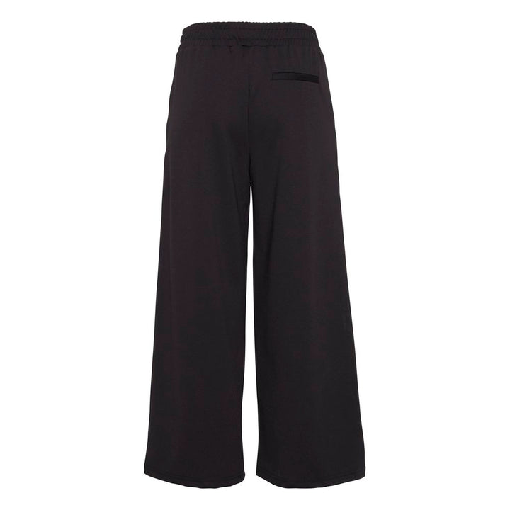 ICHI Black Recycled Polyester Pant