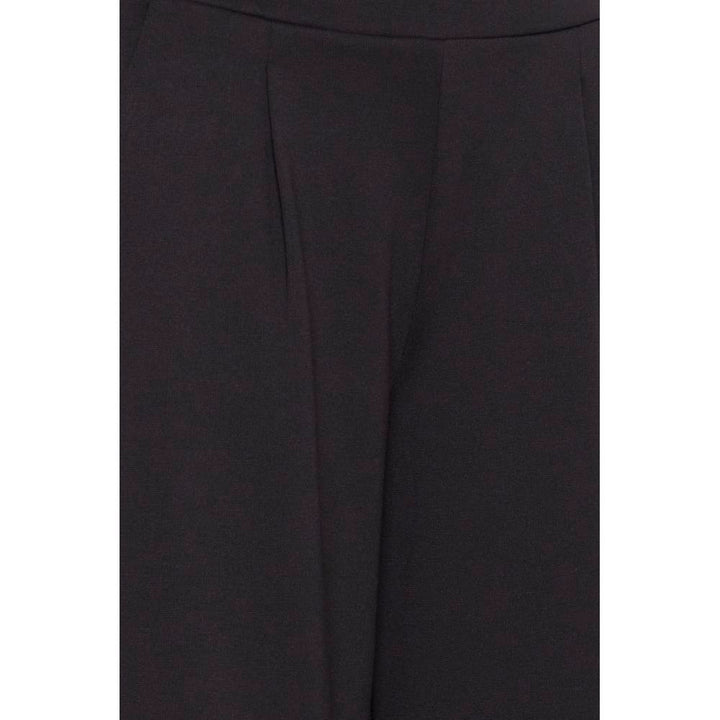 ICHI Black Recycled Polyester Pant