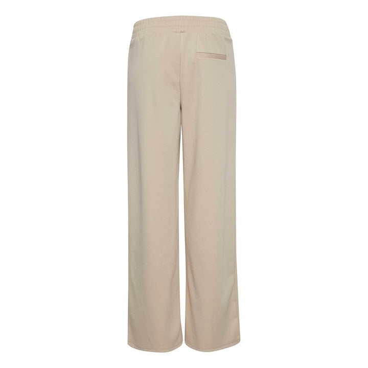 ICHI Beige Recycled Polyurethane Pant