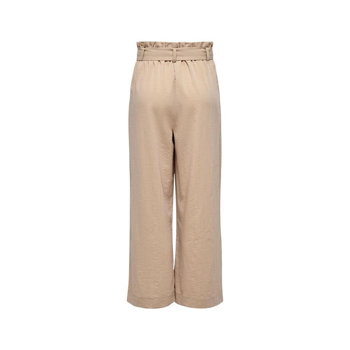 Only Beige Viscose Pant