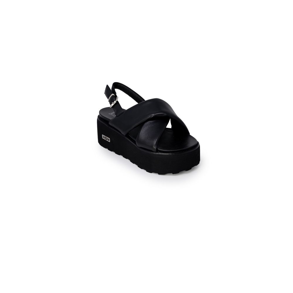 Cult Black Leather Sandal