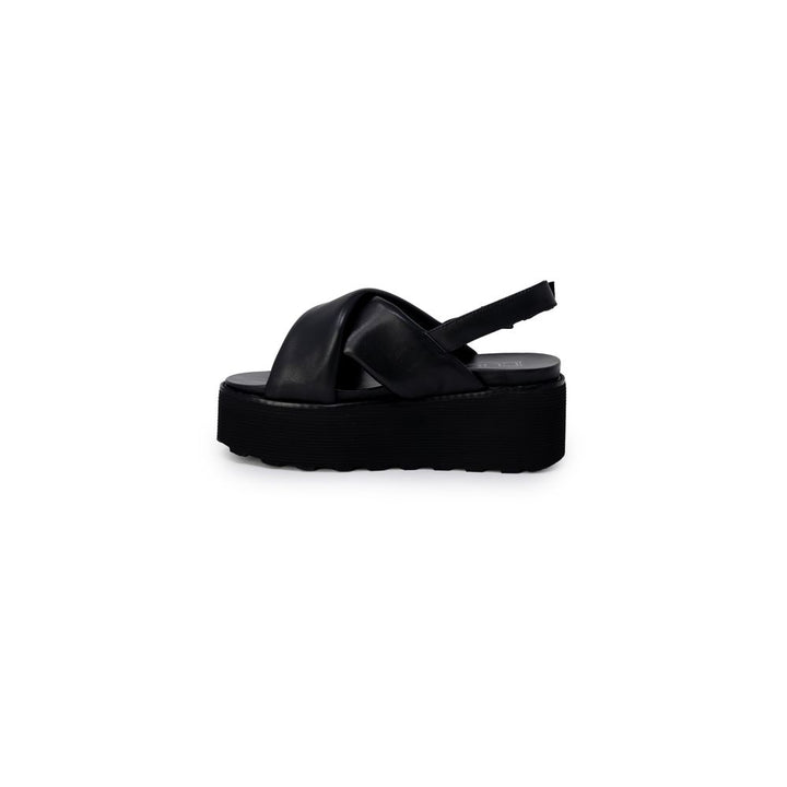 Cult Black Leather Sandal