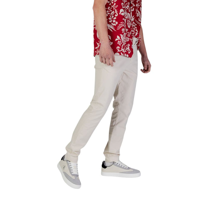 Tommy Hilfiger Jeans Beige Cotton Skinny Pant