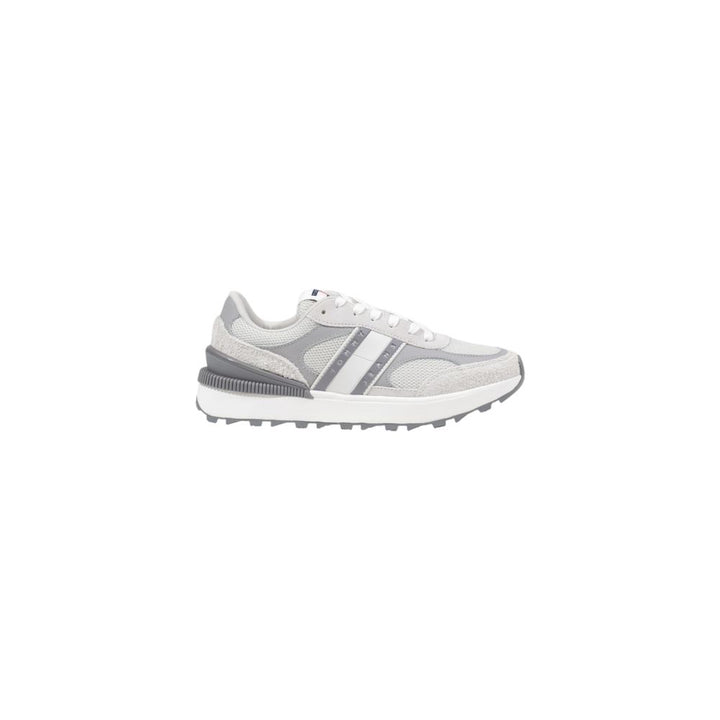 Tommy Hilfiger Jeans Gray Suede Leather Sneaker