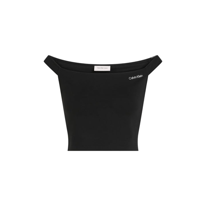 Calvin Klein Jeans Black Viscose Top