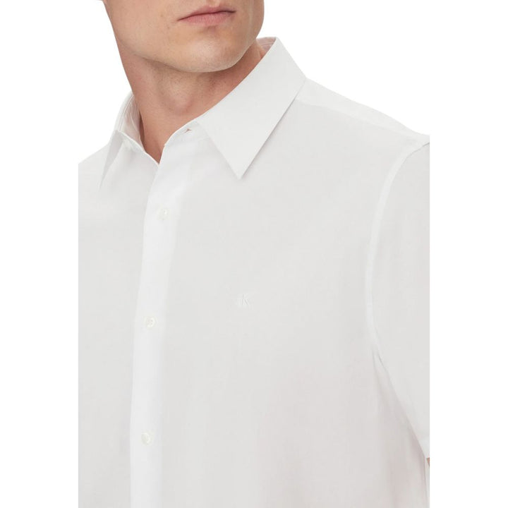 Calvin Klein White Organic Cotton Shortsleeve