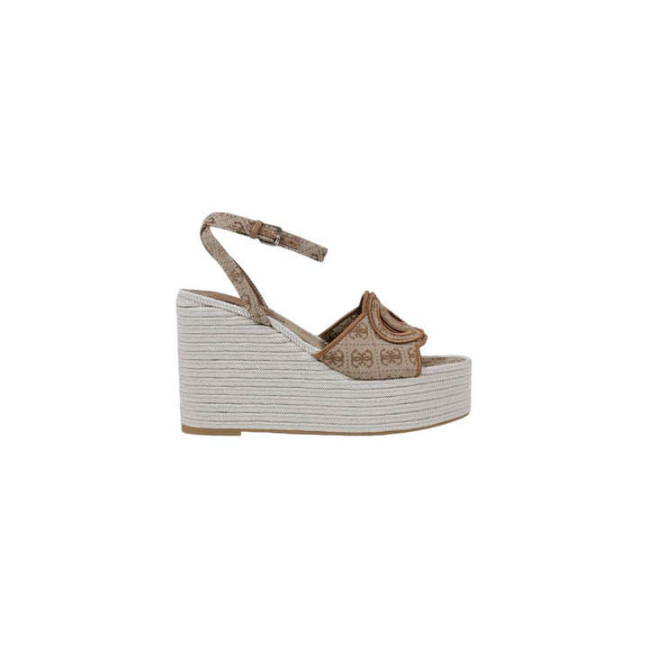 Guess Beige Polyester High Heel
