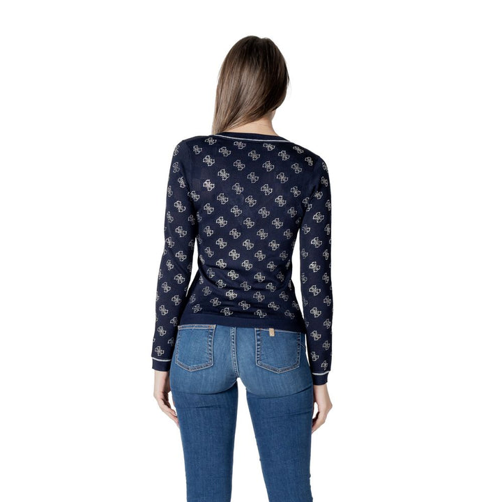 Guess Blue Viscose Sweater