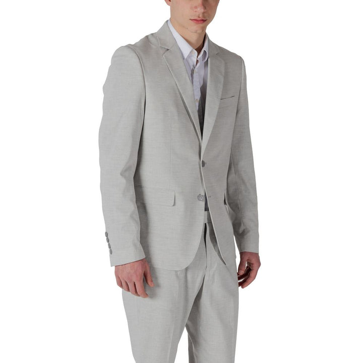 Antony Morato Gray Polyester Blazer